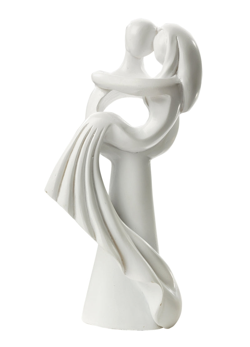 Hochzeit Brautpaar modern weiß 10cm
