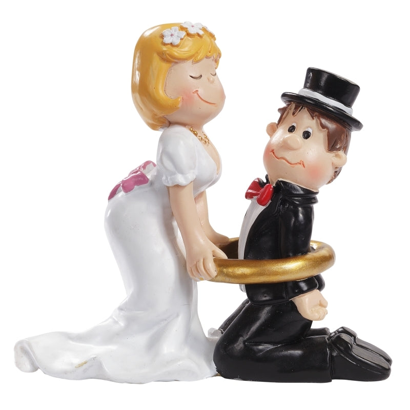 Hochzeit Brautpaar mit Ehering 8cm