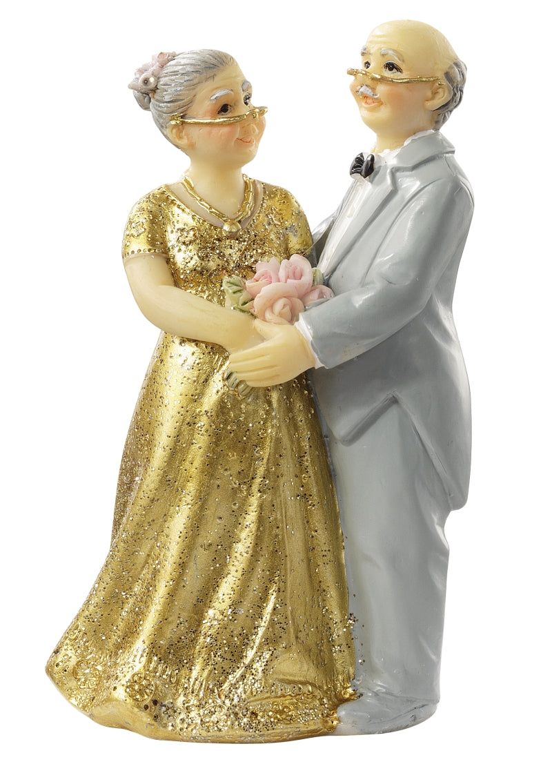 Goldhochzeit Goldpaar 50 Jahre 7cm