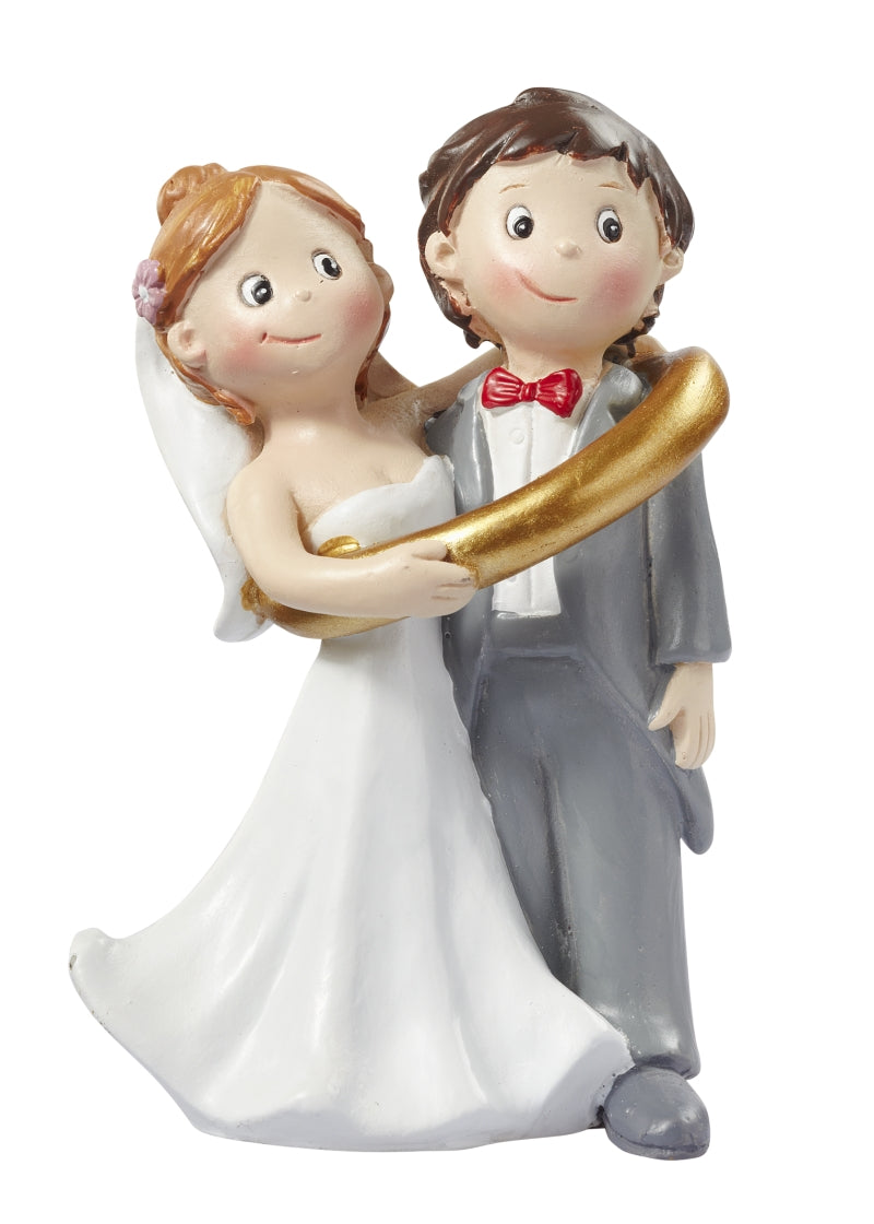 Hochzeit Brautpaar im Ehering 8cm