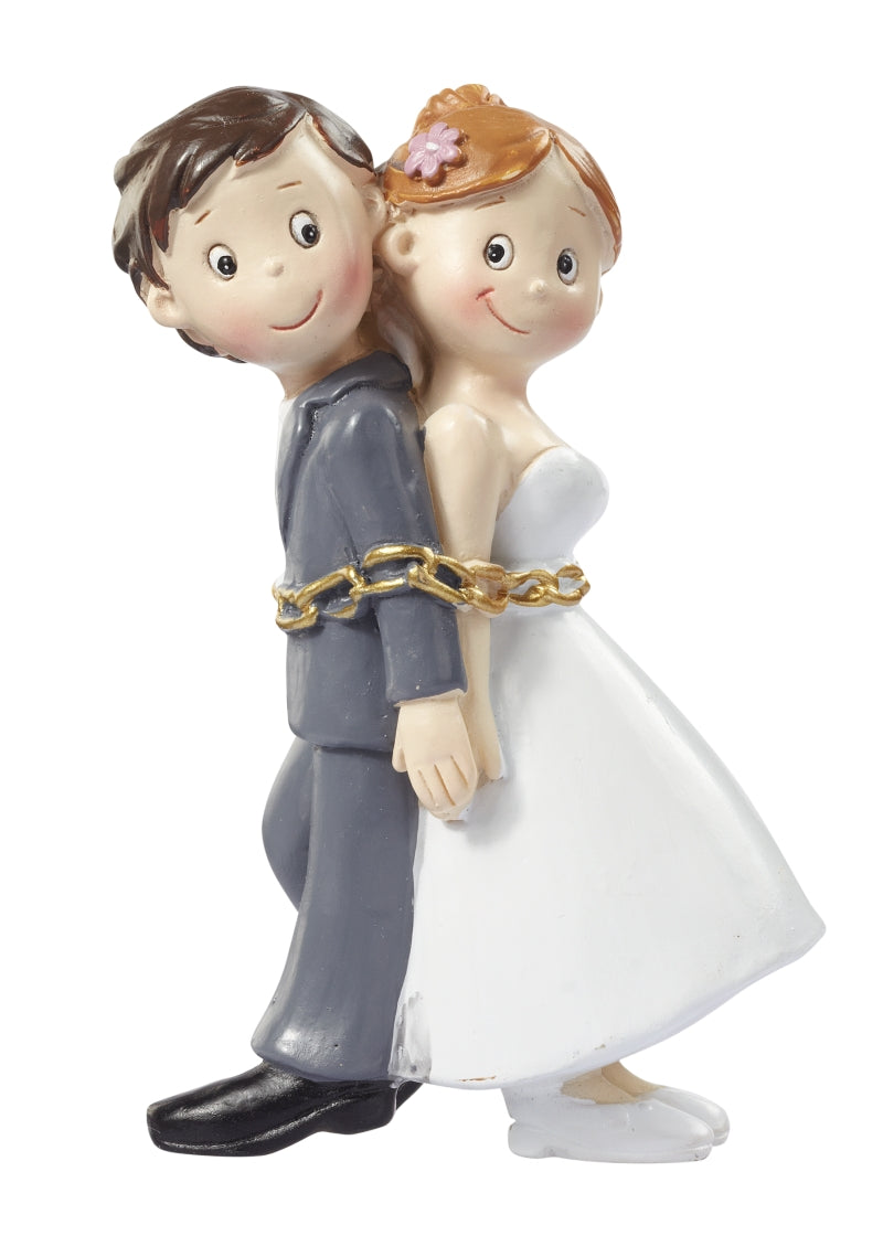 Hochzeit Brautpaar in Ketten 8cm