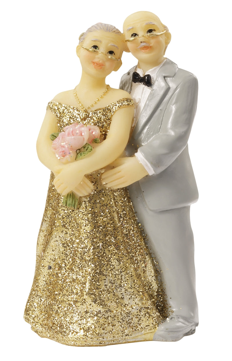 Goldhochzeit Goldpaar 50 Jahre 7,5cm