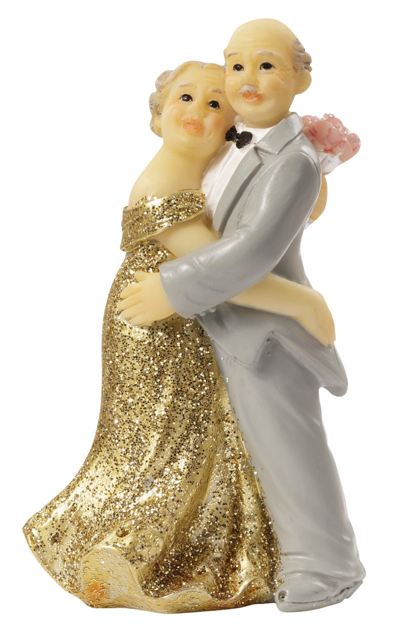 Goldhochzeit Goldpaar 50 Jahre 7,5cm