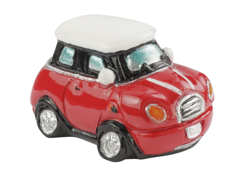 Miniatur Cooper rot weiß 4x2,5x2,1cm