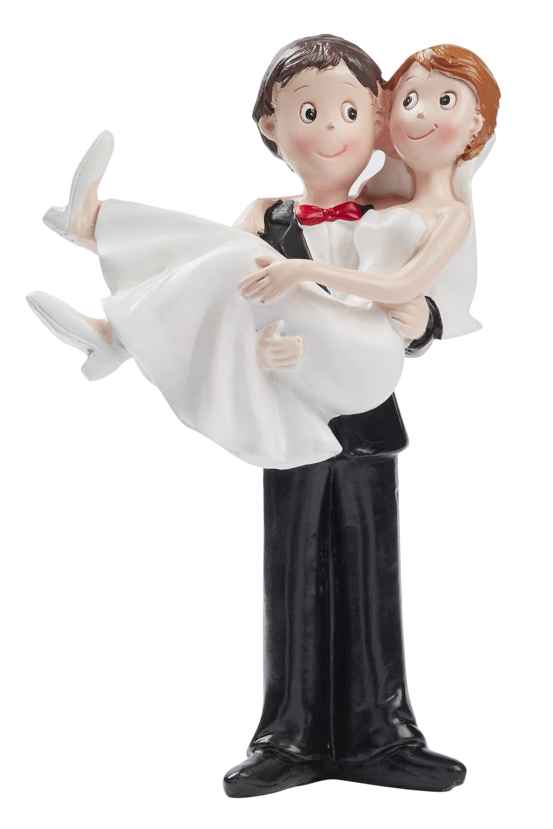 Hochzeit Bräutigam hält Braut 15cm