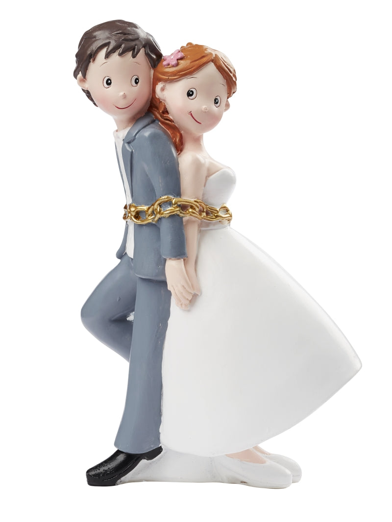 Hochzeit Brautpaar in Ketten 15cm