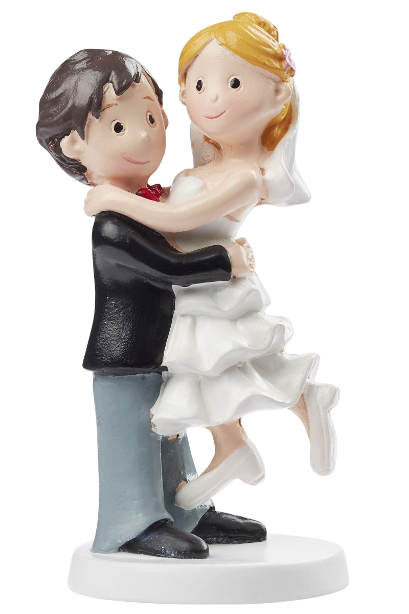 Hochzeit Brautpaar glücklich 10cm