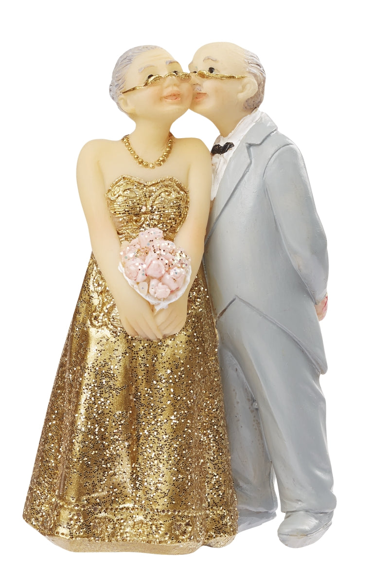 Goldhochzeit Goldpaar 50 Jahre 7cm