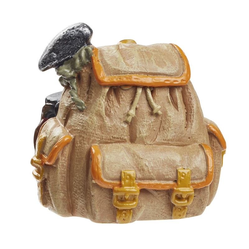 Miniatur Rucksack Trekking braun 3,5cm