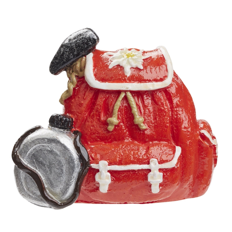 Miniatur Rucksack Hiking rot 3,5cm