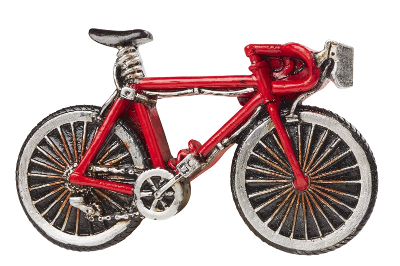 Miniatur Fahrrad rot 8,5x5cm