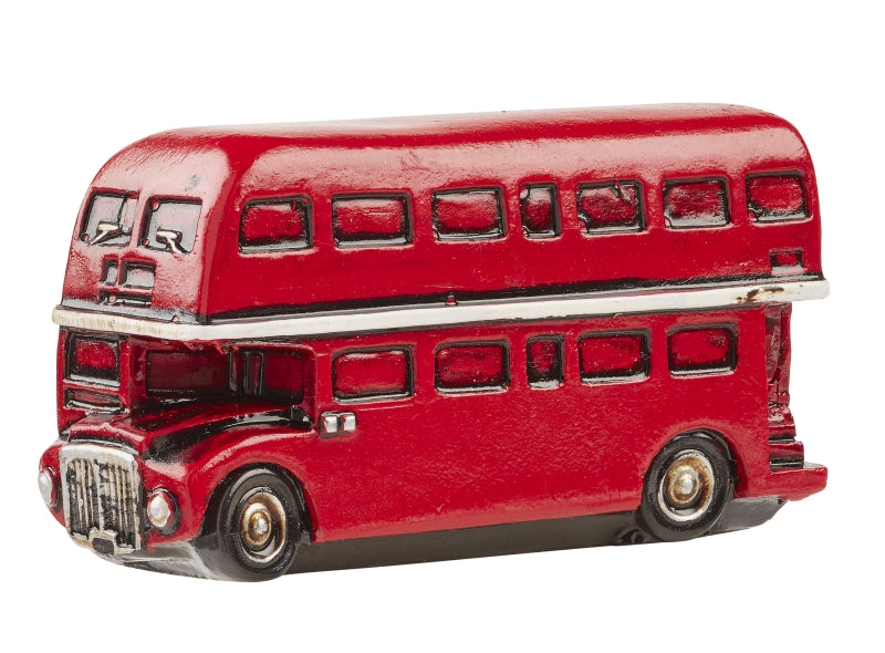 Miniatur Doppeldecker Bus rot 6x3cm