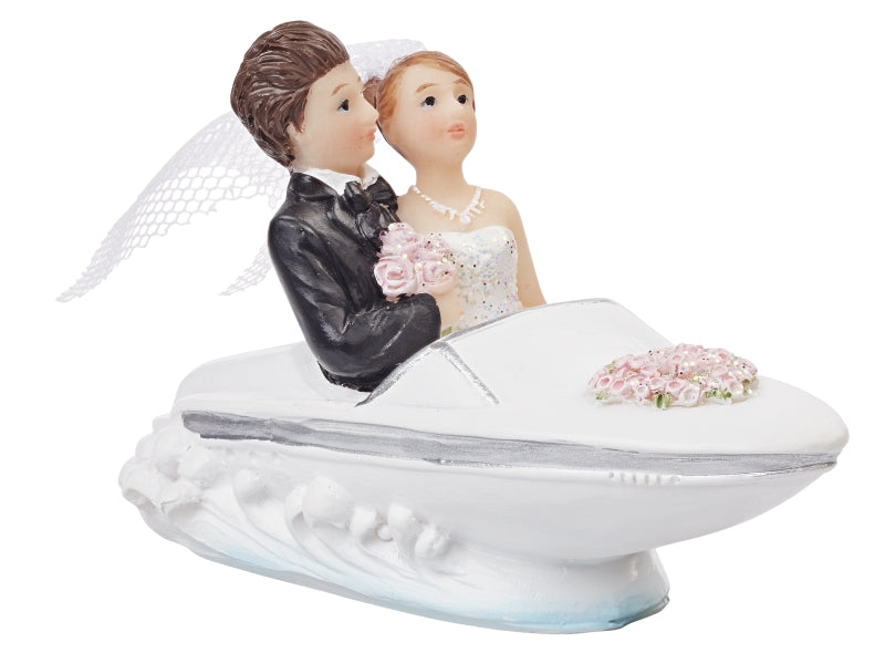 Hochzeit Brautpaar im Boot 9cm