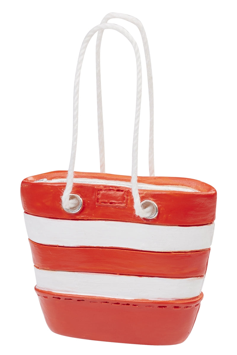 Miniatur Strandtasche rot 3,7x4,5cm