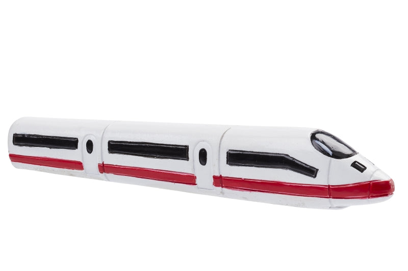 Miniatur ICE Zug rot weiß 9cm