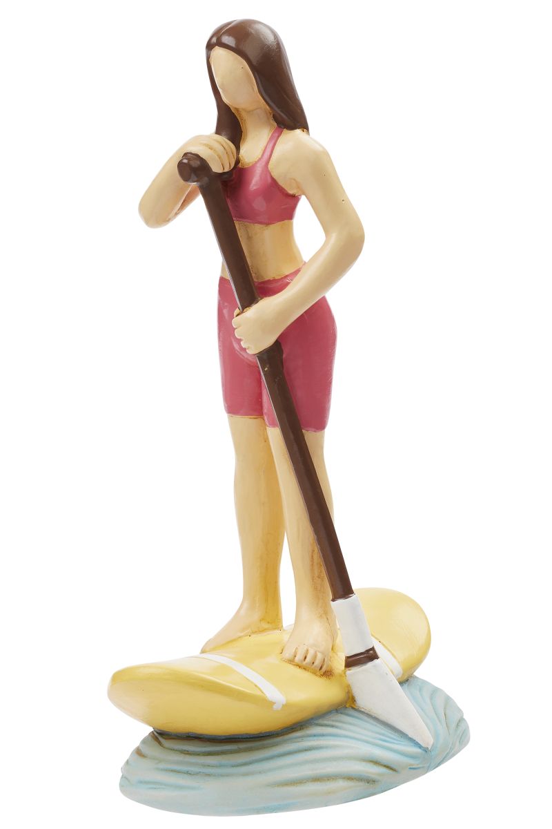 Miniatur Standup-Paddlerin 10cm