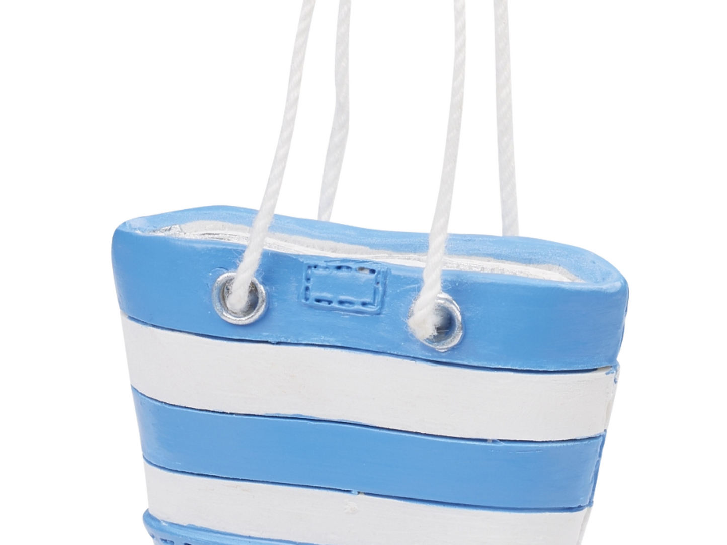 Miniatur Strandtasche blau 3,7x4,5