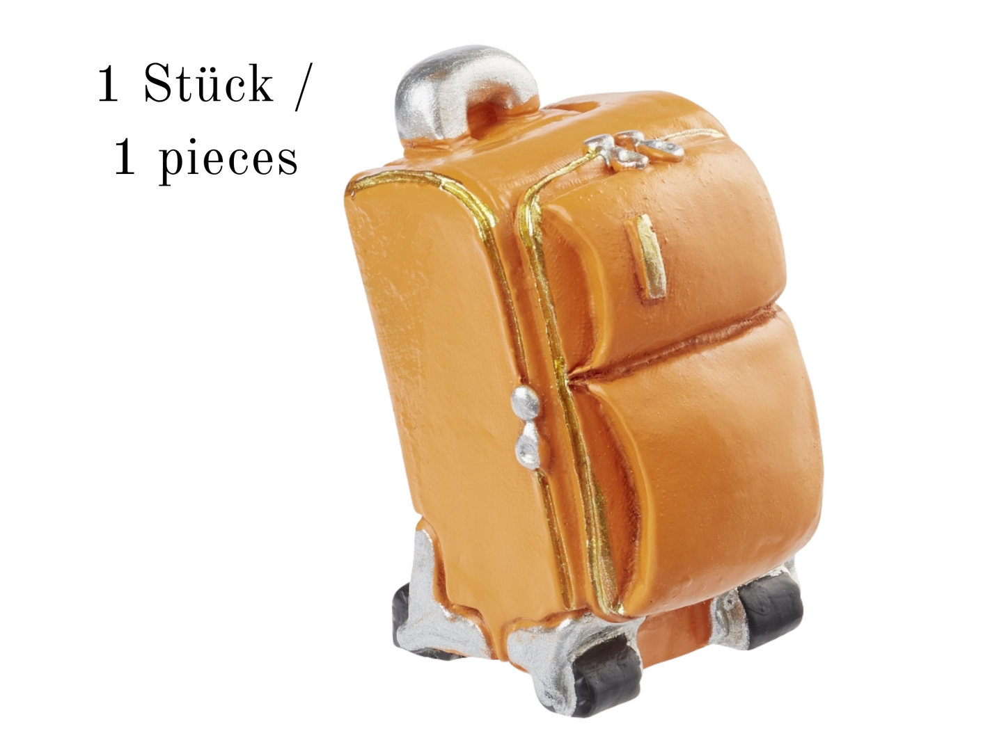 Miniatur Trolley braun 3,5cm