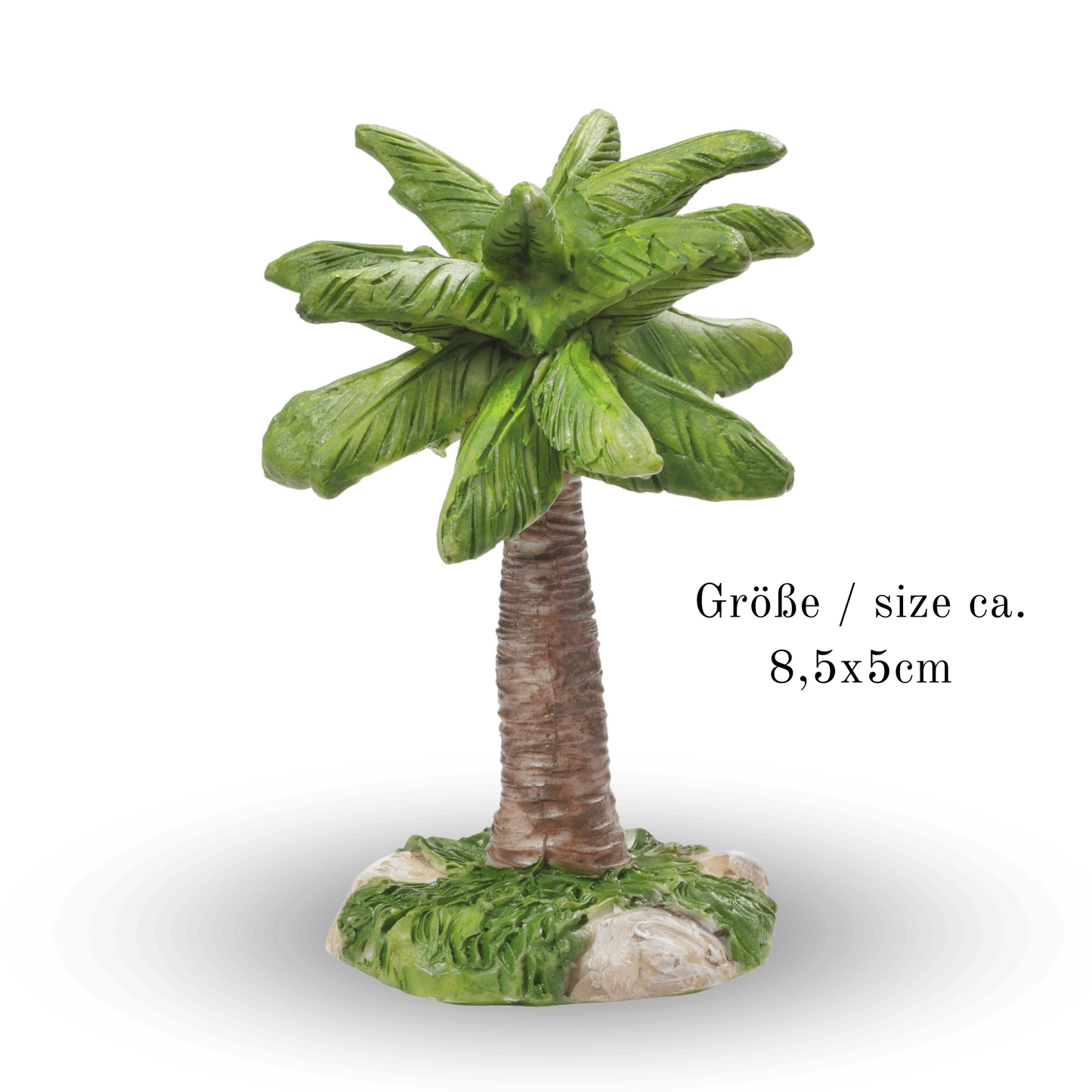 Mini Palmen in der Karibik im maritimen Design. Dekofigur Maritim aus Polyresin. Als Tischdekoration oder zum basteln als Wichtel Zubehör / Bastelmaterial. Minideko zum dekorieren von einem Reisegutschein.
Miniatur Palme ca. 8,5 x 5cm groß
Südseepalme am Meer
Mini Dekopalme klein aus Polyresin
Puppenbedarf / Modellbedarf
Strandpalmen für Nordsee oder Ostsee Urlaub , Angler , Seefahrer , Schifffahrt zum dekorieren von einem Gutschein / Urlaubsgutschein.