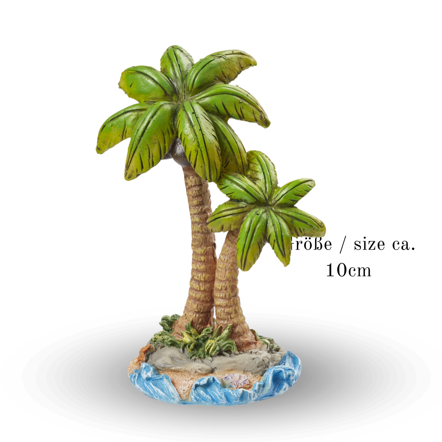Mini Palmen in der Karibik im maritimen Design. Als Deko Figur Tischdekoration oder zum basteln als Wichtel Zubehör / Bastelmaterial. Minideko zum dekorieren von einem Reisegutschein.
Miniatur Palme ca. 10cm groß
Südseepalme am Meer
Mini Dekopalme klein aus Polyresin
Strandpalmen für Nordsee oder Ostsee Urlaub , Angler , Seefahrer , Schifffahrt zum dekorieren von einem Gutschein / Urlaubsgutschein.