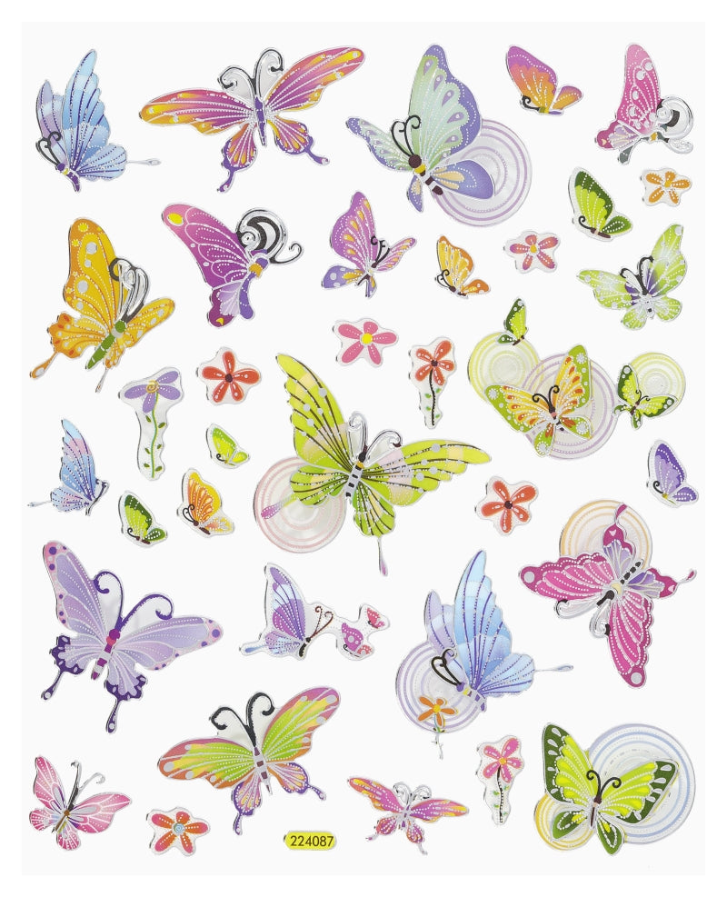 Sticker bunte Schmetterlinge Tiere Tiersticker