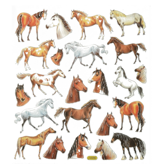 Sticker Wilde Pferde