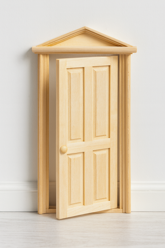Wichteltür Holz 18x10,5 cm – zum Öffnen für Wichtelwelt & Puppenhaus
