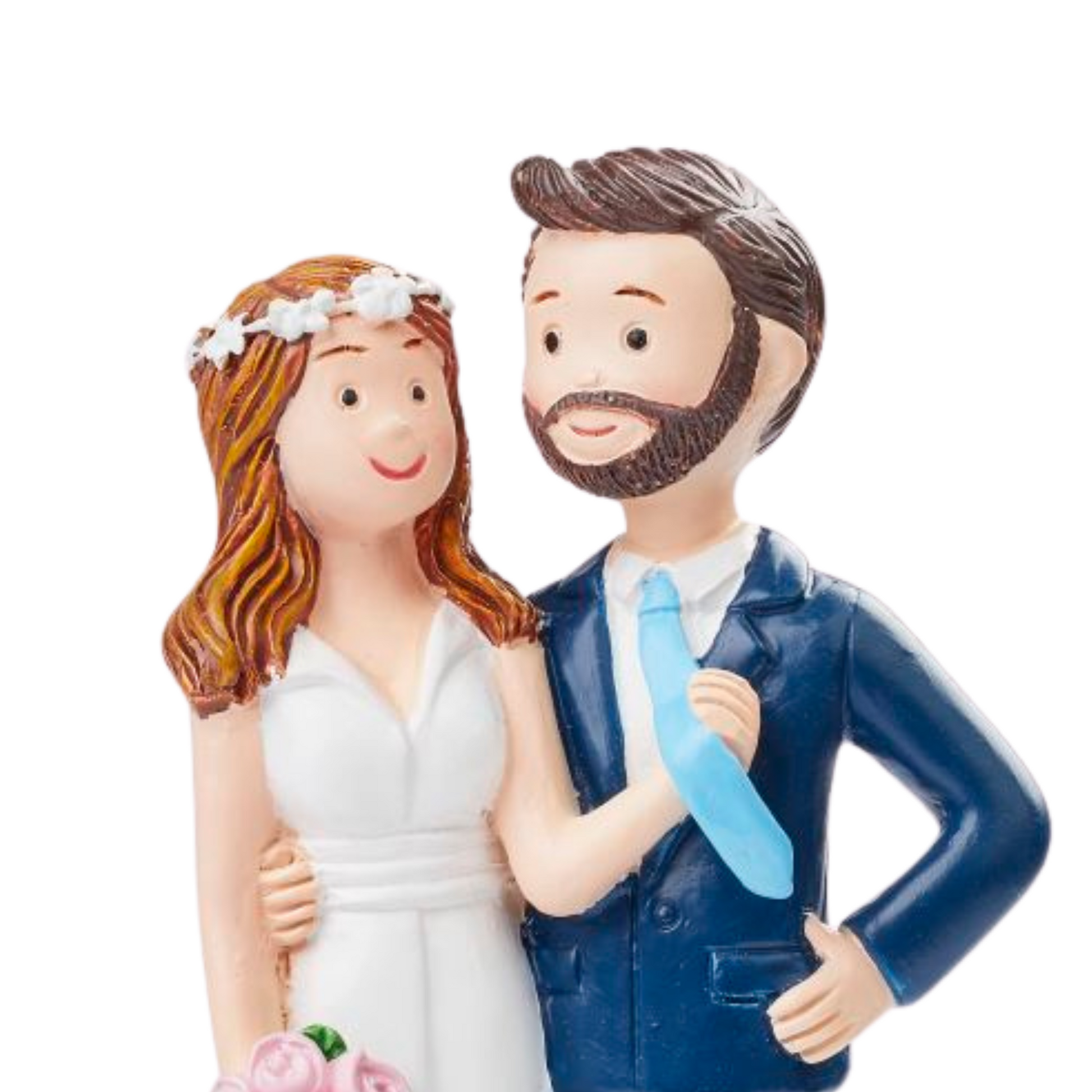 – Hochzeitsfigur Braut und Bräutigam mit Bart als Dekofigur
– Tortenfigur Hochzeitspaar 8 cm aus Polyresin
– Hochzeitsdeko Brautpaar für Tisch oder Torte
– Braut in Weiß und Bräutigam in Blau mit Bart als Dekofigur
– Detailreiche Hochzeitstortenfigur aus Kunstharz