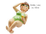 Dekofigur Badefigur 12cm , Frau im Badeanzug , Maritime Miniatur Dekoration