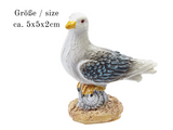 Miniatur Möwe , Maritime Dekoration , Mini Dekofigur