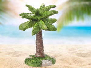 Miniatur Palme 8,5cm , Maritime Dekoration , Mini Dekofigur Palmen am Strand