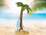 Miniatur Palme 15cm , Maritime Dekoration , Mini Dekofigur Palmen am Strand