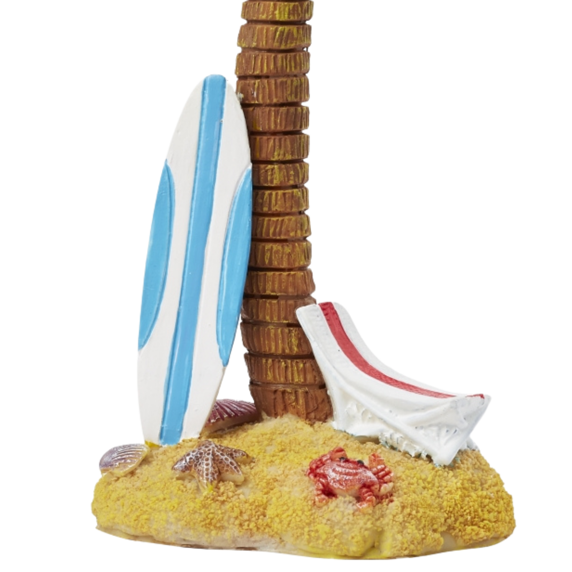 Miniatur Palme mit Surfbrett 15cm - Großansicht unterer Teil