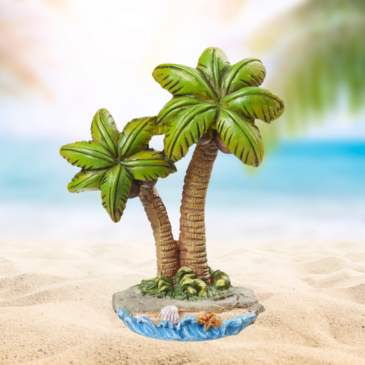 Mini Palmen in der Karibik im maritimen Design. Dekofigur Maritim als Wichtel Zubehör aus Polyresin. Als Deko Figur Tischdekoration oder zum basteln als Bastelmaterial. Minideko zum dekorieren von einem Reisegutschein.

Miniatur Palme ca. 7,5cm groß
Südseepalme am Meer

Mini Dekopalme klein aus Polyresin
Puppenbedarf / Modellbedarf

Strandpalmen für Nordsee oder Ostsee Urlaub , Angler , Seefahrer , Schifffahrt zum dekorieren von einem Gutschein / Urlaubsgutschein.