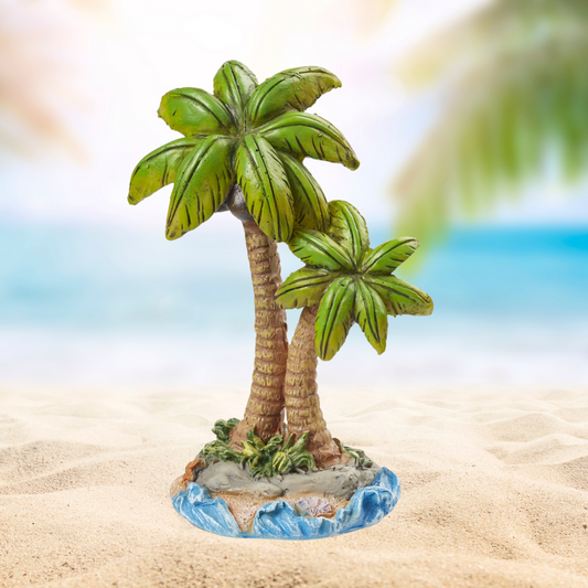 Mini Palmen in der Karibik im maritimen Design. Als Deko Figur Tischdekoration oder zum basteln als Wichtel Zubehör / Bastelmaterial. Minideko zum dekorieren von einem Reisegutschein.

Miniatur Palme ca. 10cm groß
Südseepalme am Meer

Mini Dekopalme klein aus Polyresin

Strandpalmen für Nordsee oder Ostsee Urlaub , Angler , Seefahrer , Schifffahrt zum dekorieren von einem Gutschein / Urlaubsgutschein.