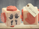 Stempel Baby Hand Fuß Motive