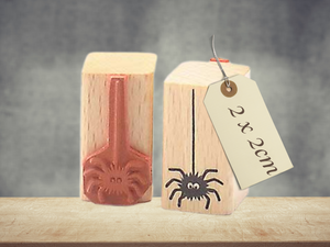 Stempel Spinne Halloween Herbst Tiermotiv