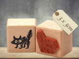 Stempel Katze Kater Halloween