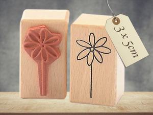 Stempel Blume Blumenmotiv