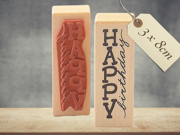 Stempel Happy Birthday Geburtstag