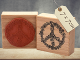 Stempel Frieden Friedenszeichen Friedenssymbol Peace Blume