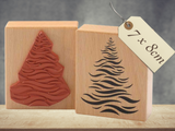 Stempel Tannenbaum Weihnachtsbaum Christbaum im Winter