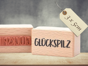 Stempel Glückspilz Geburtstag Glück