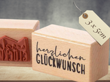 Stempel Herzlichen Glückwunsch