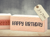 Stempel Happy Birthday Geburtstag