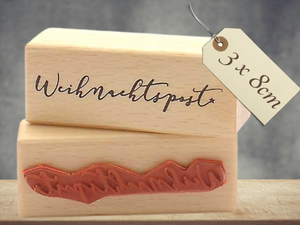 Stempel Weihnachtspost Schriftzug