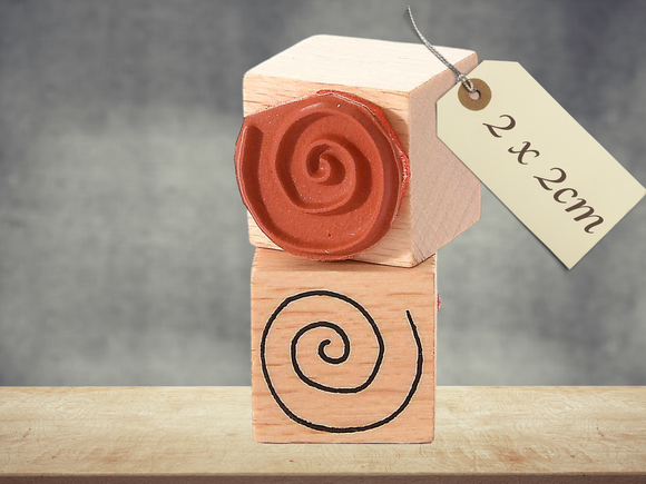 Stempel Spirale Muster Ornament