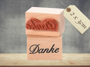 Stempel Danke Schriftzug