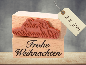 Stempel Frohe Weihnachten Schriftzug