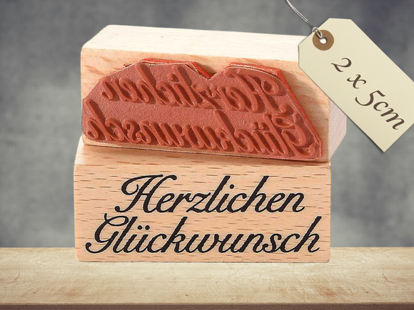 Stempel Herzlichen Glückwunsch Geburtstag Hochzeit